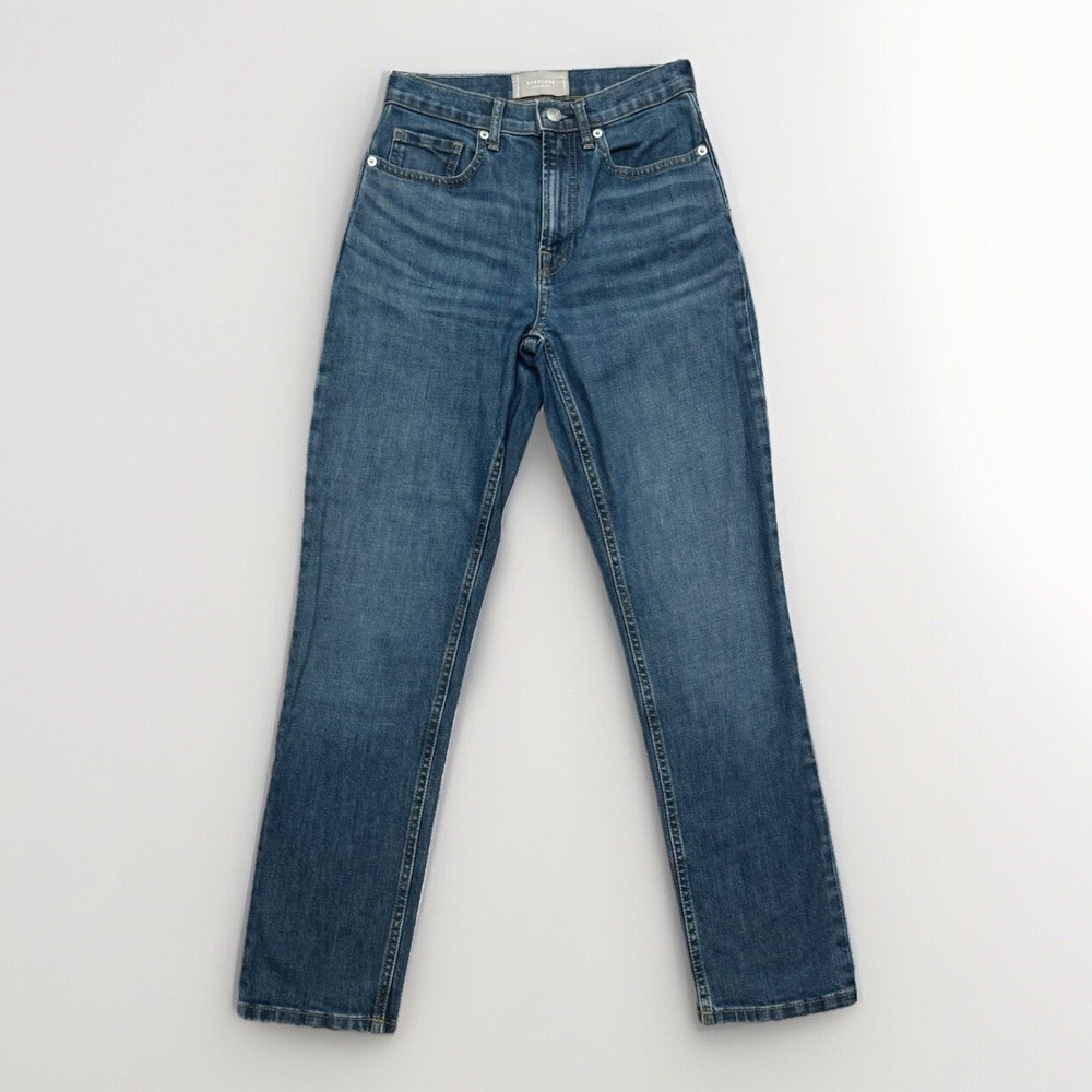 Everlane Women's Straight Leg Jeans - Blue